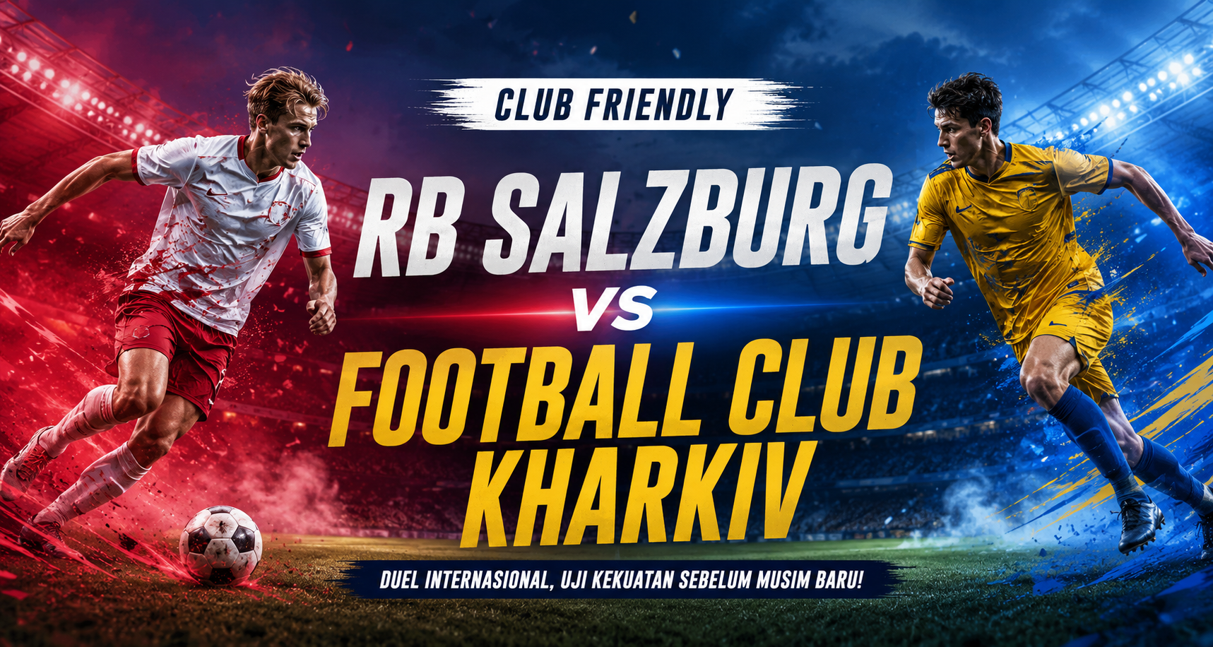Jalalive Hadir Membawa Atmosfer Club Friendly RB Salzburg vs Football Club Kharkiv Malam Ini