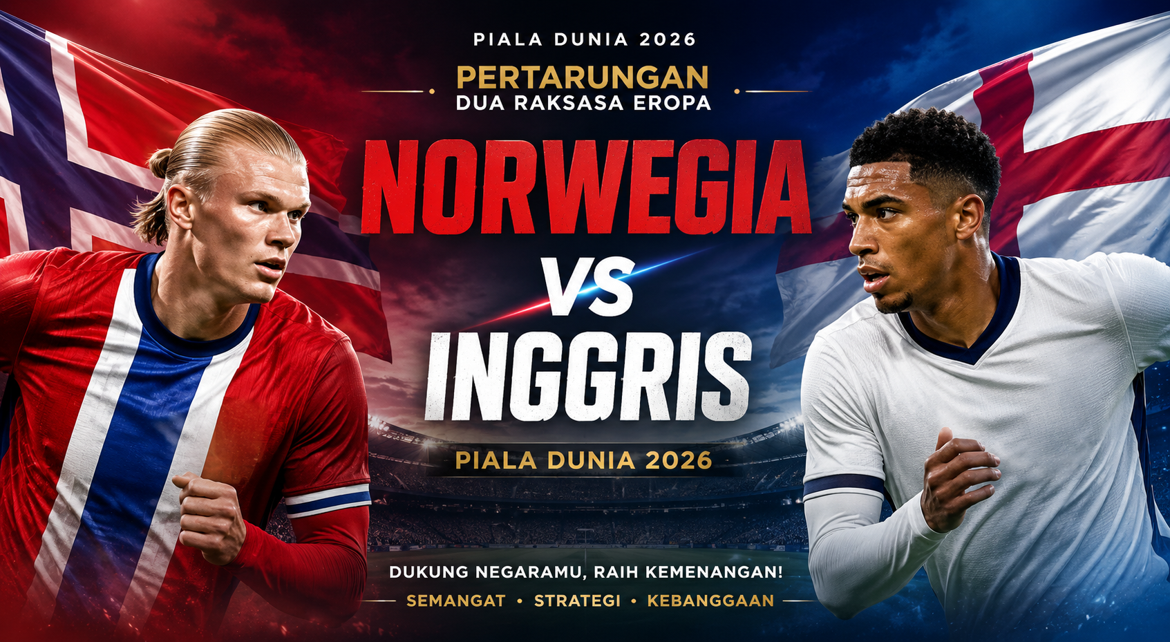 Jalalive Menjadi Pilihan Utama Live Streaming Norwegia vs Inggris Piala Dunia 2026 Dini Hari Ini Pukul 04.00 WIB bagi Pecinta Sepak Bola