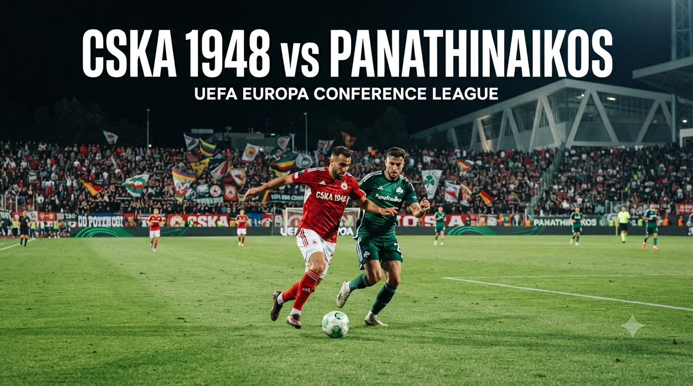 Saksikan CSKA 1948 vs Panathinaikos Liga Konferensi Eropa Dengan Streaming Tigoals Pukul 00.30 WIB