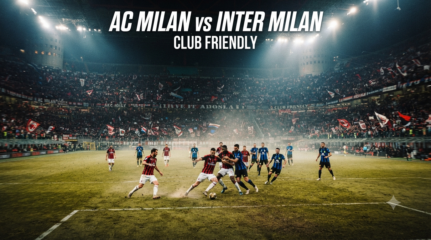 Tigoals Menjadi Pilihan Streaming AC Milan vs Inter Milan Club Friendly Sore Ini Pukul 18.00 WIB yang Sarat Prestise
